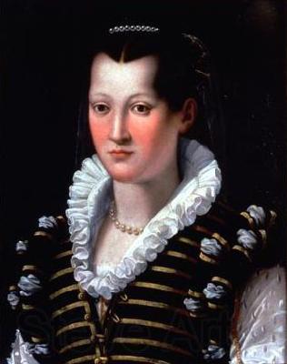 Alessandro Allori Portrat Isabella de Medicis Norge oil painting art